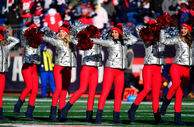  Foxborough, Massachusetts, USA; New England Patriots cheerleaders entertain fans before the start of a game against the Cincinnati Bengals at Gillette Stadium. (credit: Mandatory Credit: Eric Canha-USA TODAY Sports)