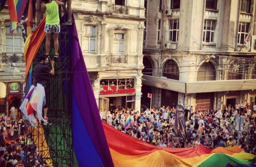  Istanbul Gay Parade Pride - Peace Tower, 2013 (credit: Wikimedia Commons)