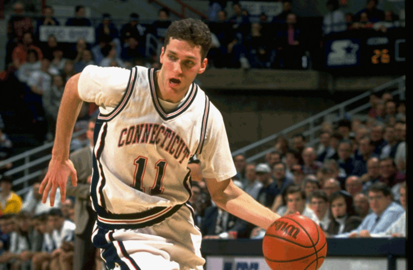  Doron Sheffer, retired Israeli professional basketball player, played with the UConn Huskies from 1993-1996 (credit: UConn photo)