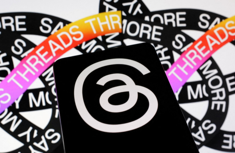 Meta's Threads app logo is seen in this illustration taken July 4, 2023.