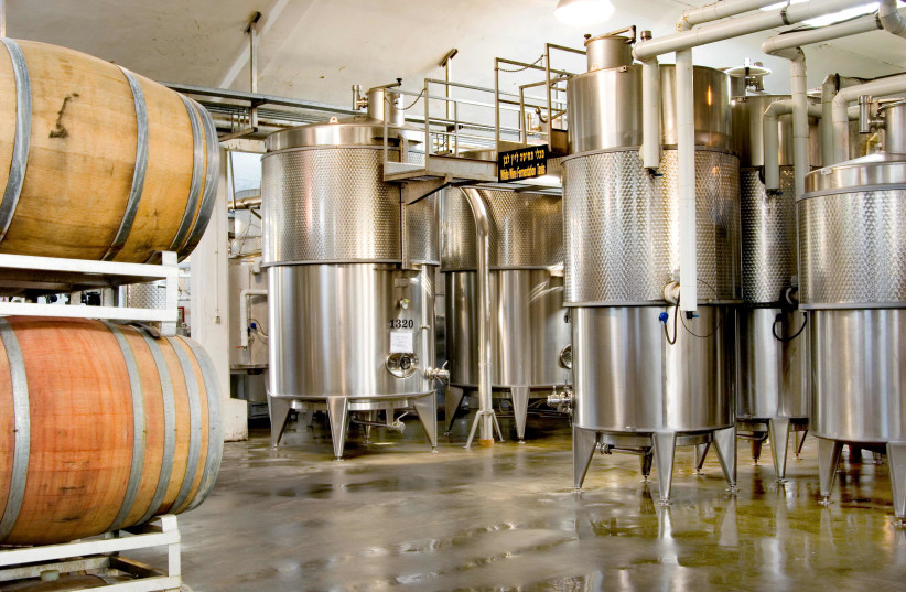  THE SMALL winery facility at Carmel’s Zichron Ya’acov Cellars is where the top wines are produced.  (credit: CARMEL WINERY)