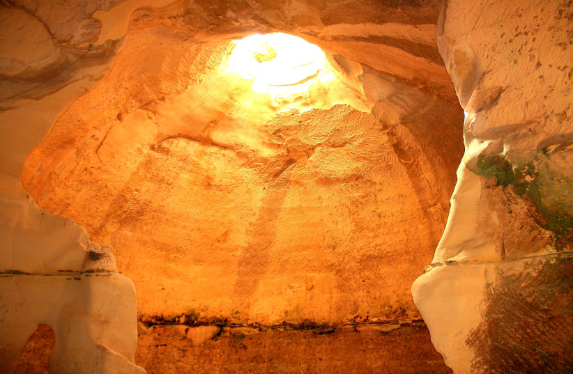  The Twins Cave near Jerusalem. (credit: Wikimedia Commons)