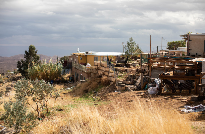  View of the Jewish settlement of Tekoa in Gush Etzion, West Bank, on November 15, 2020. (credit: HADAS PARUSH/FLASH90)