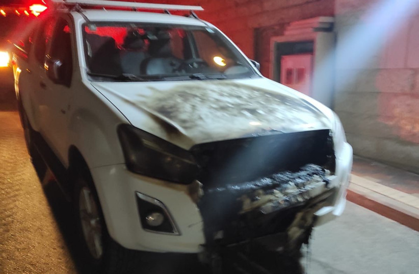  Damage of one of the vehicles (credit: POLICE SPOKESPERSON'S UNIT)