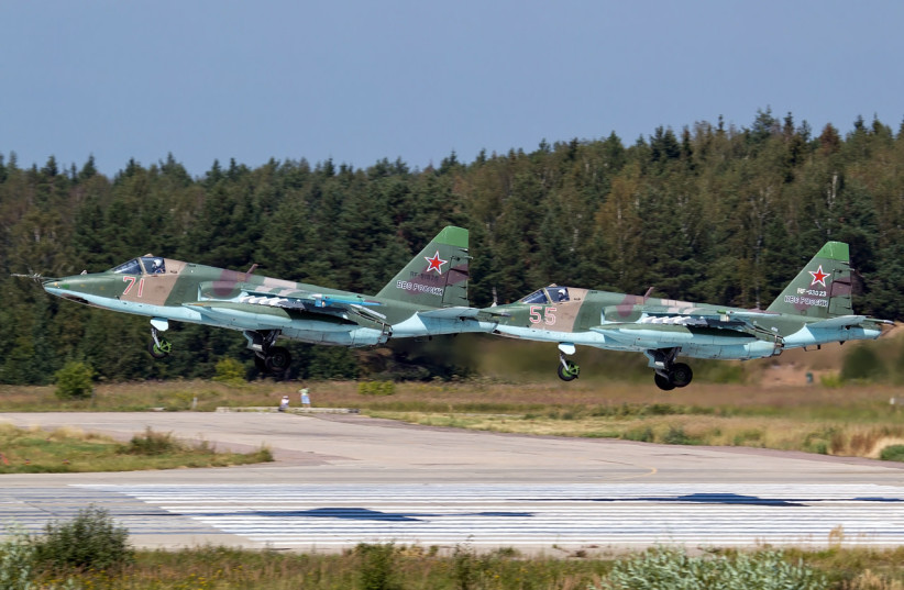  Russian Air Force Sukhoi Su-25 (credit: WIKIPEDIA)