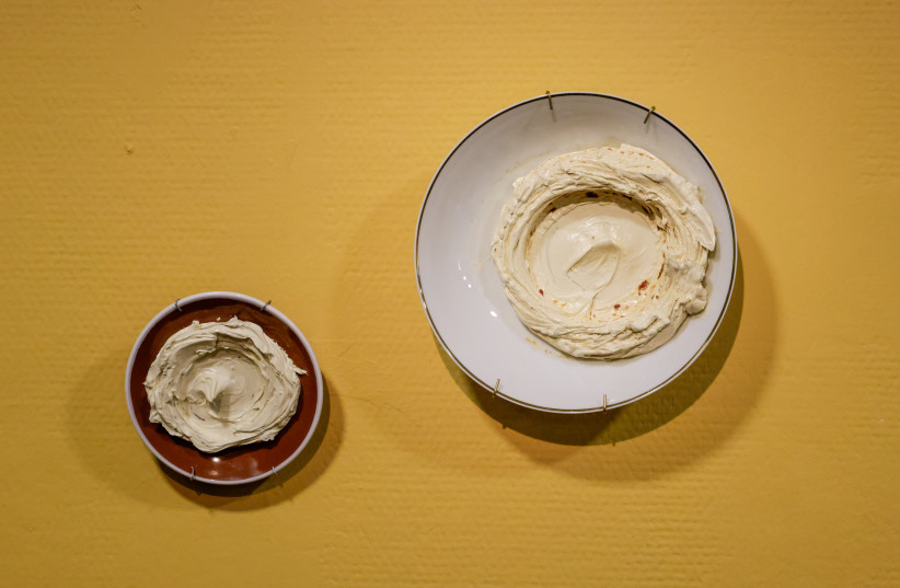 WE CAN all agree on chickpea paste: Multidisciplinary artist Eli Petel recreates the popular hummus dish.