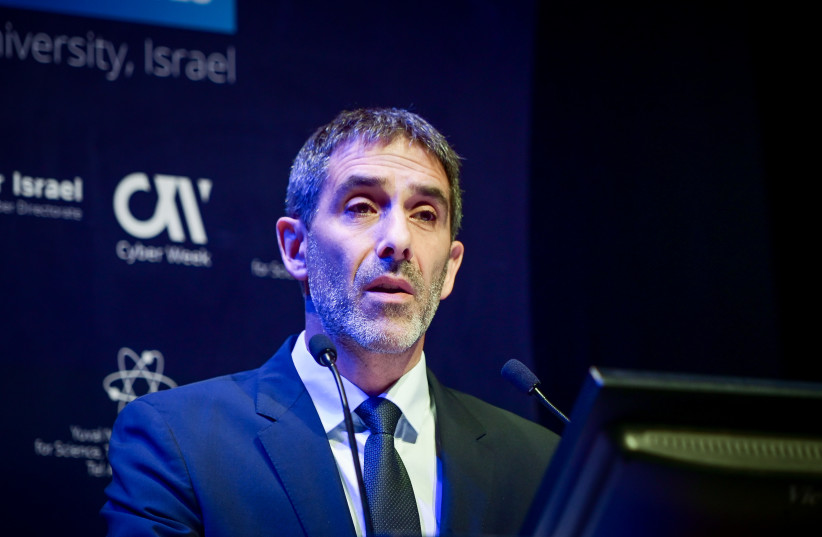  GABY PORTNOY, chief, Israel National Cyber Directorate, addresses Cyber Week at Tel Aviv University, June 27.  (credit: AVSHALOM SASSONI/FLASH90)