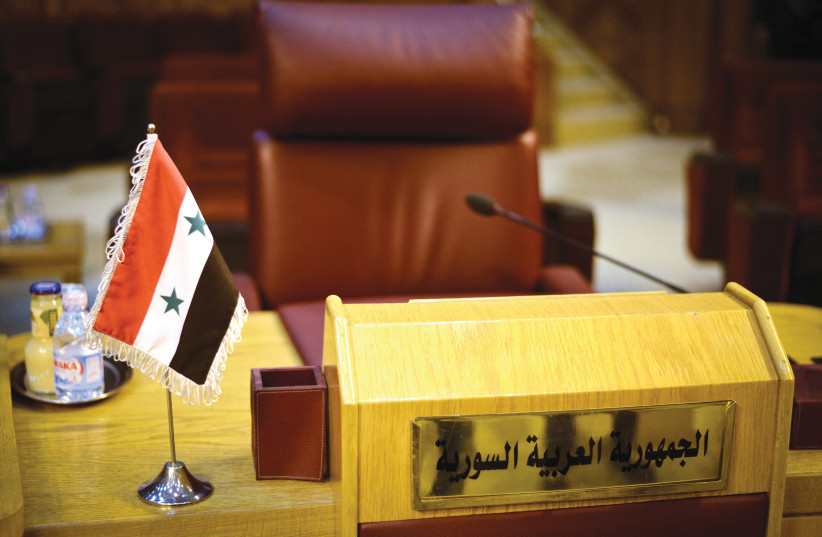  THE ARAB League has welcomed Syria back into the fold.  (credit: Mohamed Elshahed/AFP via Getty Images)