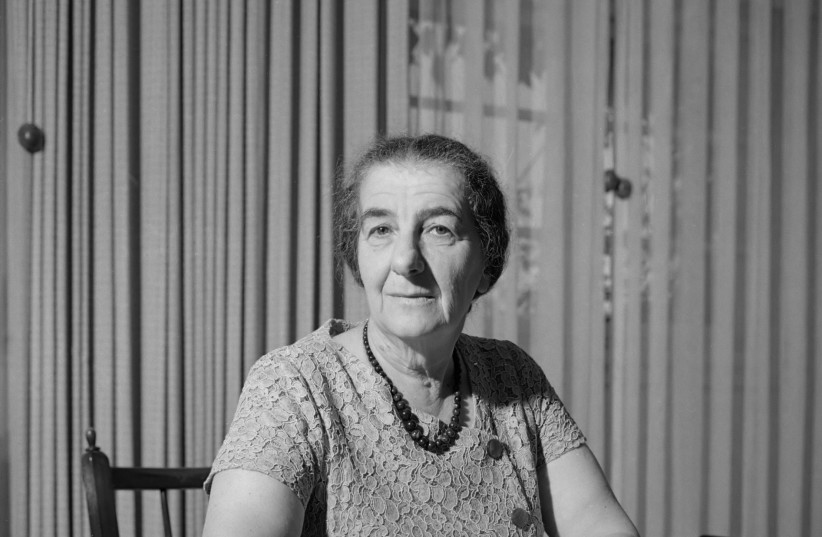  GOLDA MEIR, formerly a member of the Mapai movement of socialist Zionists. (credit: Wikimedia Commons)