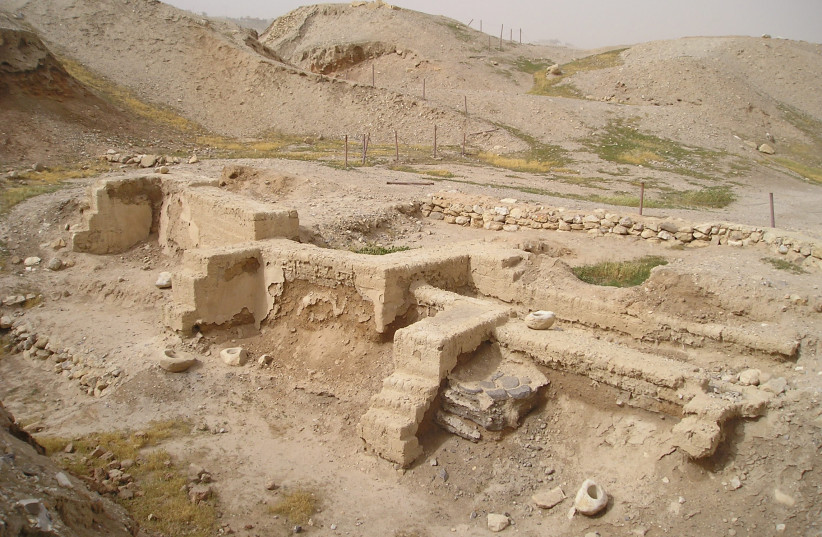  An image of the ancient Jericho archaeological site. (credit: Wikimedia Commons)
