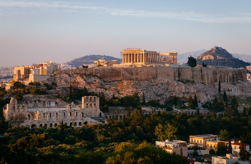  The Acropolis hill in Athens. (credit: Wikimedia Commons)