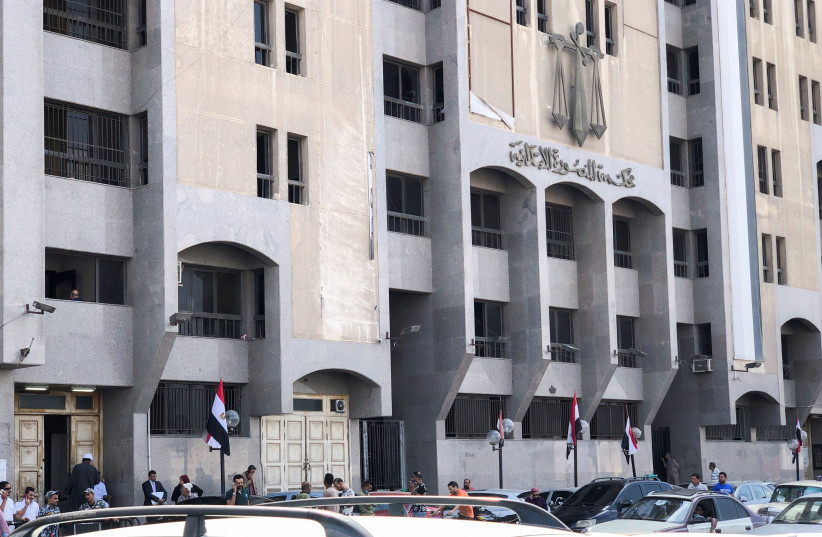  A view for Mansoura courthouse where the Egyptian researcher Patrick Zaki's trial was postponed in Mansoura, Egypt, September 28, 2021.  (credit:  REUTERS/STAFF)