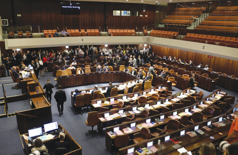  The Knesset plenum on July 24. (credit: MARC ISRAEL SELLEM)