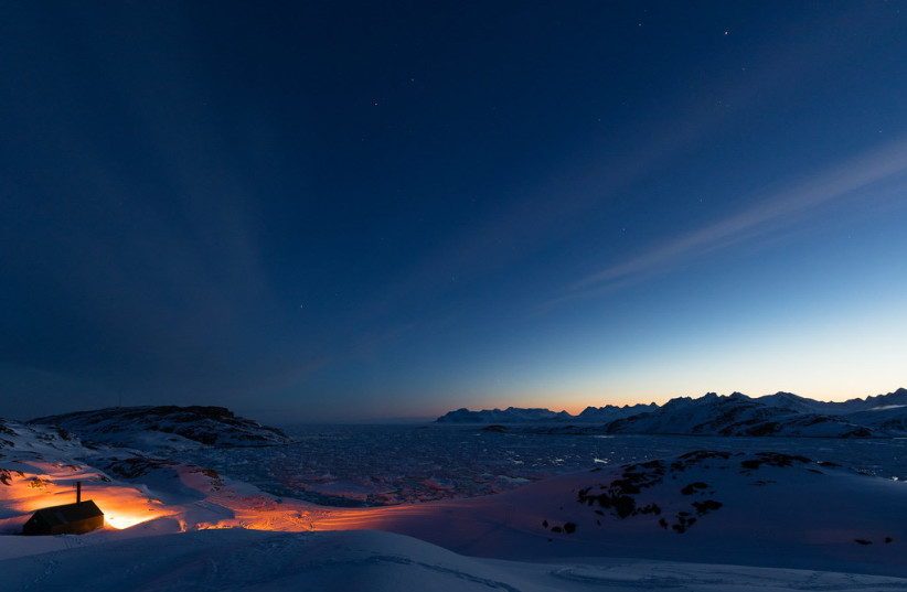 Les aurores boréales au Groenland.  (crédit : FLICKR)