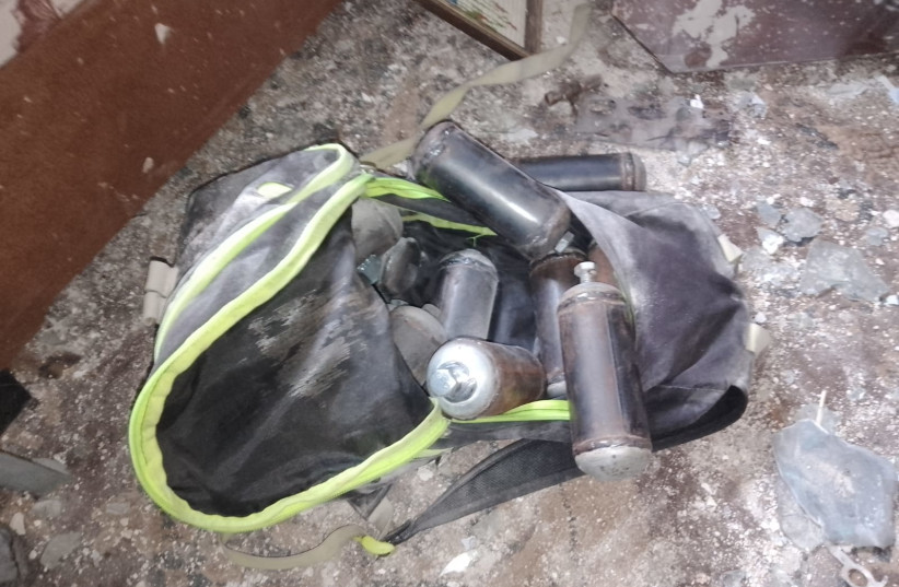  Explosives found by IDF in the Jenin refugee camp on August 17, 2023. (credit: IDF SPOKESPERSON'S UNIT)