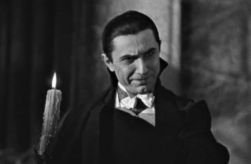  A frame from the 1931 'Dracula' film. (credit: DEN STORE DANSKE)