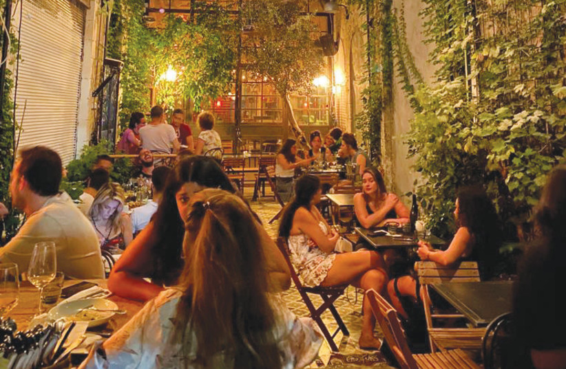  THERE ARE plenty of good wine bars to visit in Tel Aviv, such as the Hagafen Wine Courtyard.  (credit: HAGAFEN)
