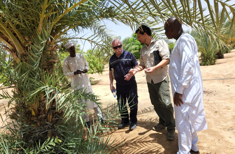 The KKL-JNF agriculture delegation recently engaged in a mission in Chad. (credit: KKL-JNF)