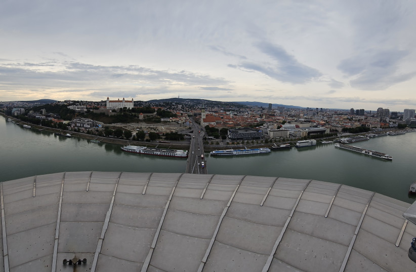  Bratislava as seen from UFO obserbation deck (credit: @MarkDavidPod   )