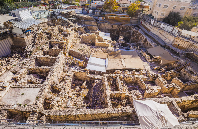  Excavations of the Givati Parking Lot dig in the City of David. (credit: KOBI HARATI/CITY OF DAVID)