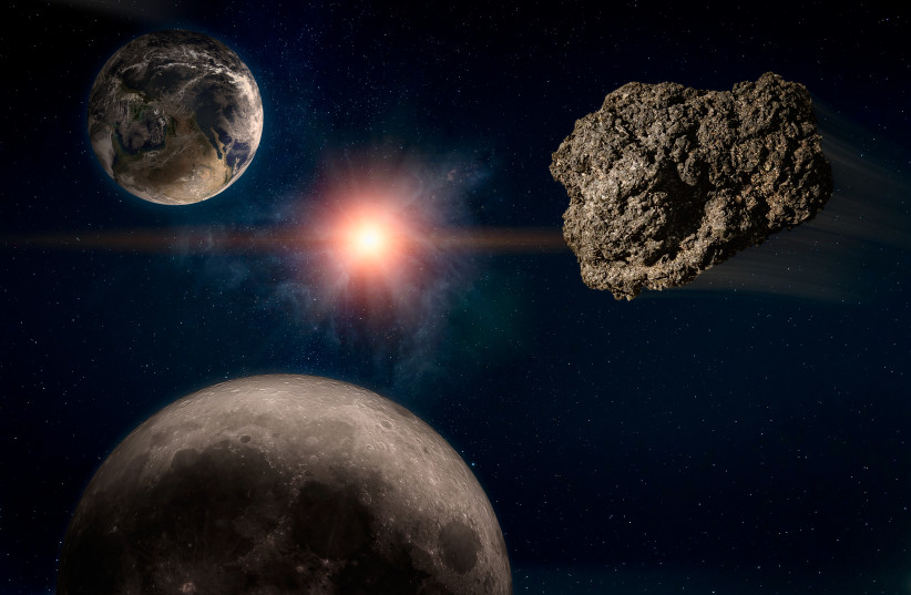 A meteor near Earth in space (illustrative). (credit: INGIMAGE)