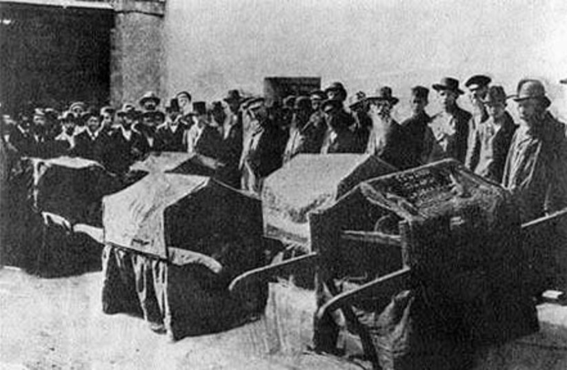  VICTIMS OF the notorious 1903 Kishinev pogrom, against Jews in Bessarabia Governorate, Russian Empire. (credit: Wikimedia Commons)