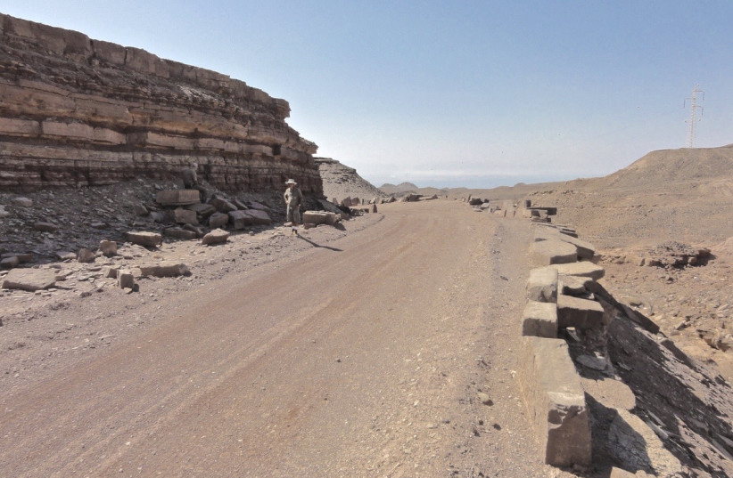  Part of the pilgrim route in the Eilat mountains. (credit: Uzi Avner/Dead Sea-Arava Science Center)