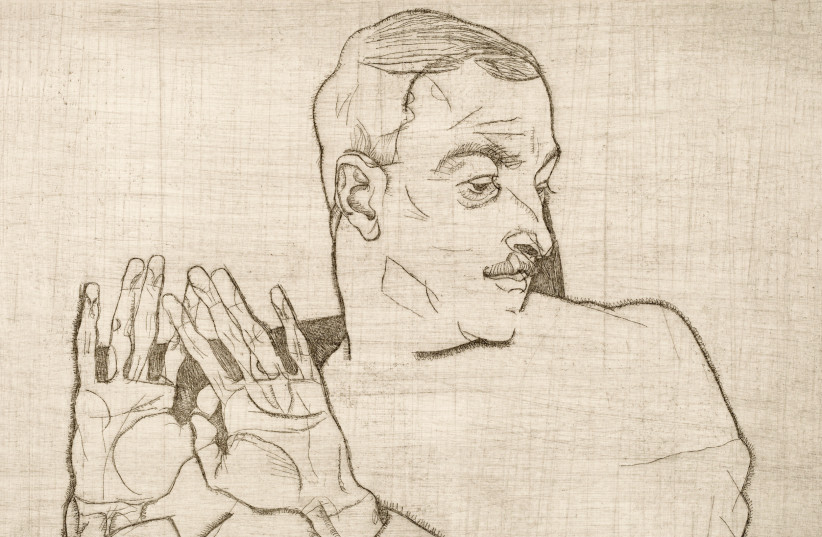 Portrait of Arthur Roessler (1914) by Egon Schiele. Original male line art drawing from The MET museum. Digitally enhanced by rawpixel. (credit: PUBLIC DOMAIN/ WIKIMEDIA COMMONS)