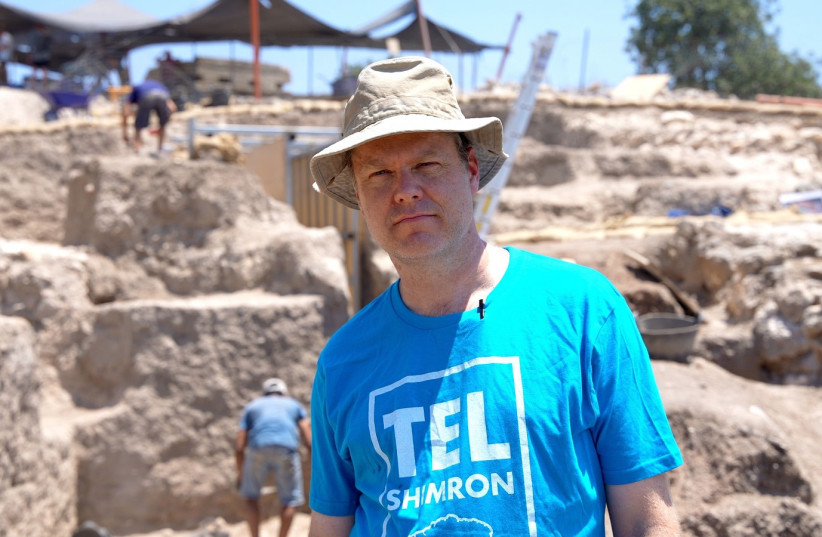  Daniel Master, co-director, Tel Shimron excavations, Jezreel Valley, Israel. (credit: EYECON)