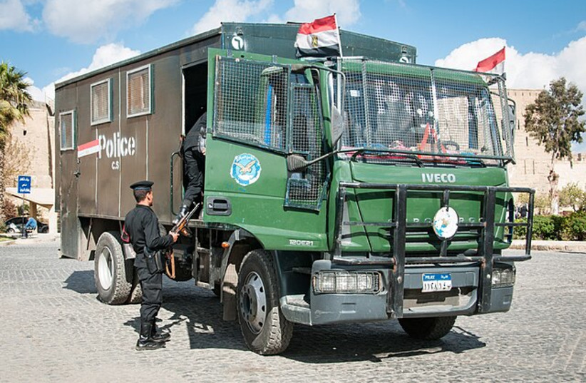  Egyptian Iveco Police truck. (credit: WIKIMEDIA)