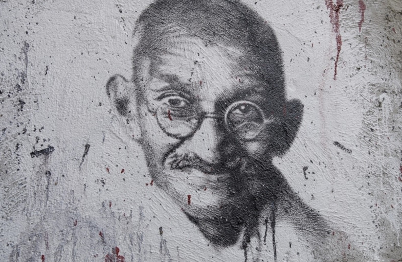  Portrait of Mahatma Gandhi (credit: THIERRY EHRMANN/CREATIVE COMMONS)