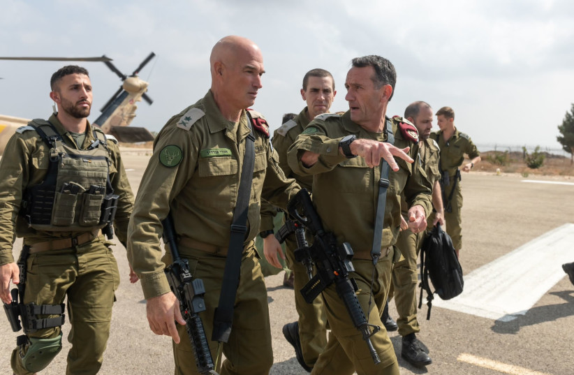  IDF Chief of Staff Herzi Halevi seen at Israel's Northern Command on October 10, 2023 during Operation Swords of Iron (credit: IDF SPOKESPERSON'S UNIT)