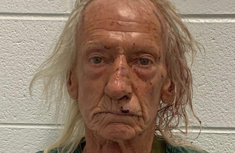 Joseph M. Czuba poses for a police booking photograph after being arrested by the Will County Sheriff's Office in Illinois, U.S., in this handout picture obtained by Reuters on October 15, 2023. (credit: Will County Sheriff/Handout via REUTERS)