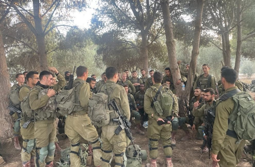  The Kfir brigade, ready to liberate a Holocaust survivor (credit: IDF SPOKESPERSON UNIT)