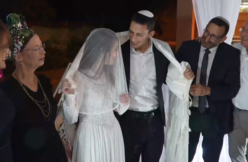 Rabbi Doron Perez tells 'Post' of the joys of one son's wedding, while another son is MIA (credit: COURTESY OF THE FAMILY)