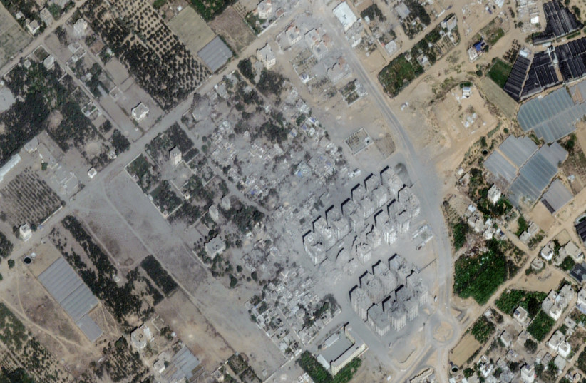 Satellite images show before and after of Gaza Strip after IAF strikes ...
