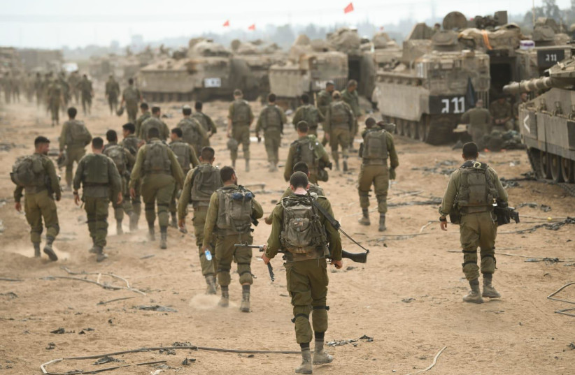   Preparations by the IDF for ground operations in the Gaza Strip. (credit: IDF SPOKESPERSON'S UNIT)