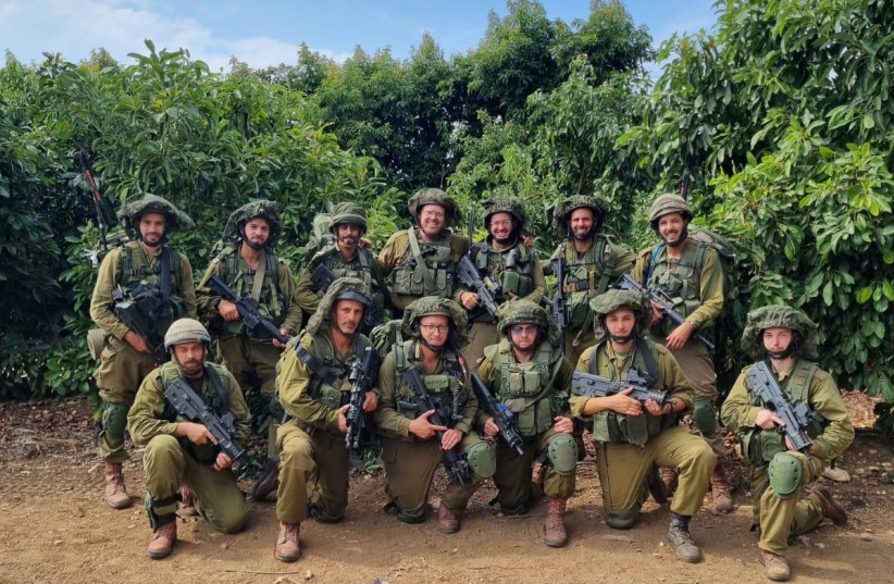  IDF reserves on the northern border during Operation Swords of Iron, October 2023 (credit: IDF SPOKESPERSON'S UNIT)