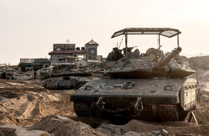  IDF operates in the northern Gaza Strip. (credit: IDF SPOKESPERSON'S UNIT)