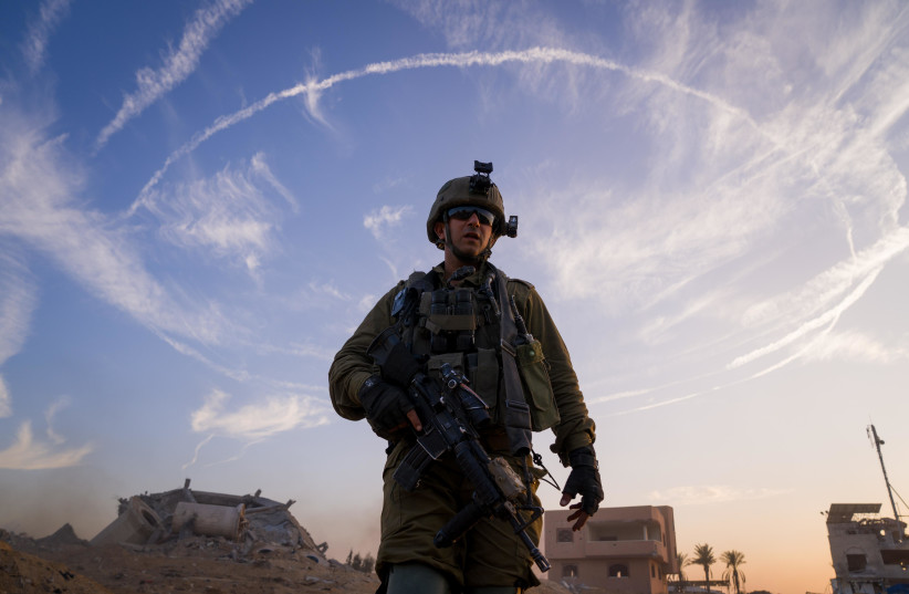 IDF soldiers on ground operations in Gaza, November 3, 2023 (credit: IDF SPOKESPERSON'S UNIT)