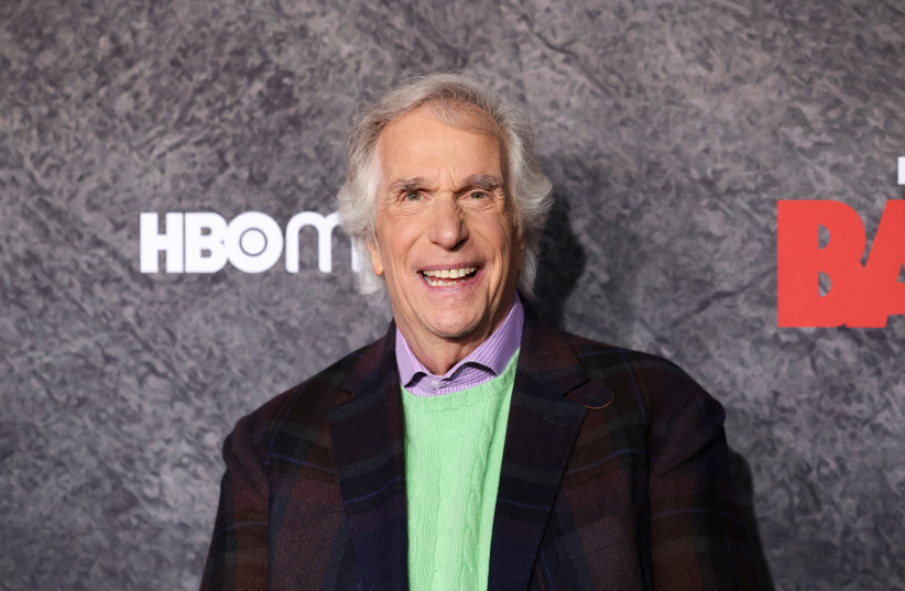  Cast member Henry Winkler attends a premiere for the fourth and final season of the television series 'Barry' at Hollywood Forever Cemetery in Los Angeles, California, U.S., April 16, 2023. (credit: REUTERS/MARIO ANZUONI)