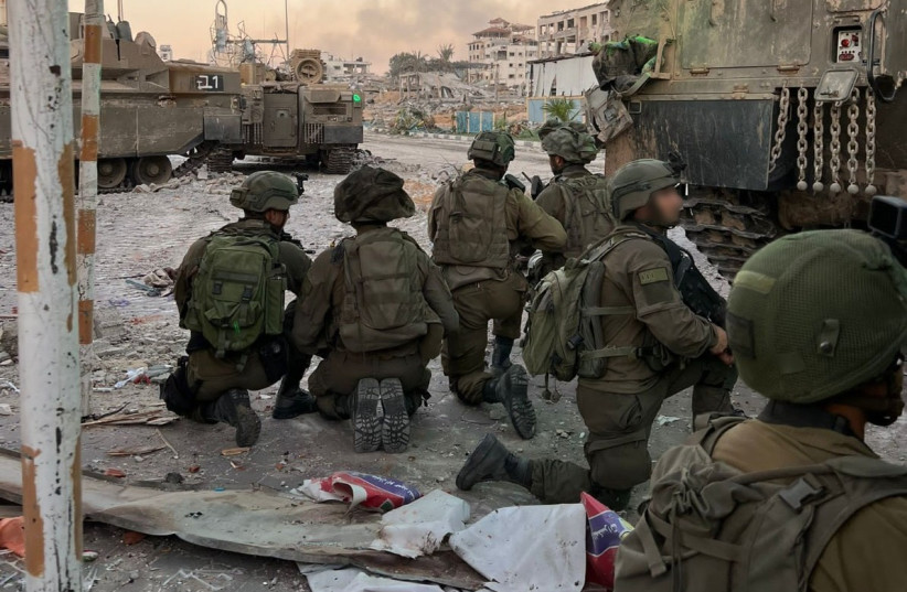  IDF operates in Gaza (credit: IDF SPOKESMAN’S UNIT)
