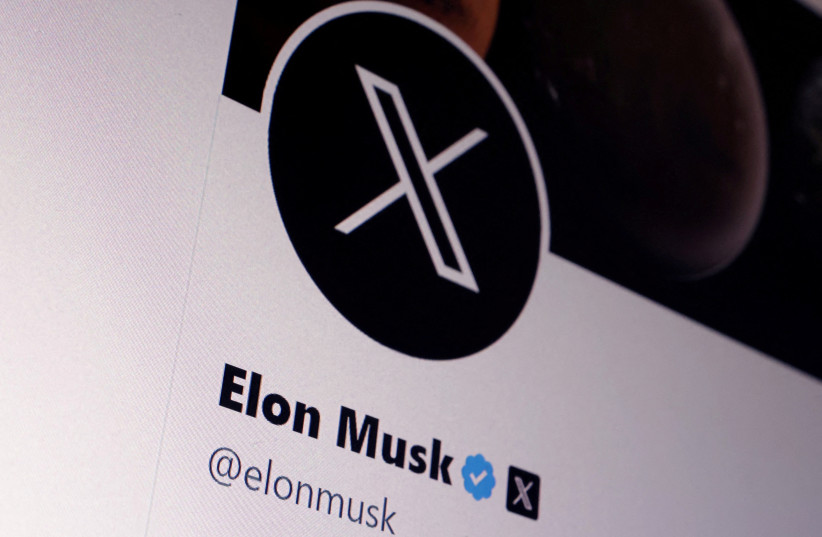  Elon Musk Twitter account is seen in this illustration taken, July 24, 2023. (credit: REUTERS/DADO RUVIC/ILLUSTRATION/FILE PHOTO)