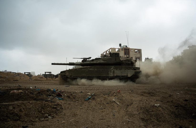  Israeli forces operate across the Gaza Strip on November 20, 2023 (credit: IDF SPOKESPERSON'S UNIT)