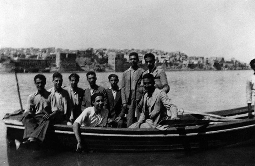  Group of young Iraqi Jews who fled to Mandatory Palestine following the 1941 Farhud pogrom in Baghdad. (credit: Moshe Baruch/Wikimedia Commons)