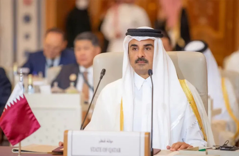  Emir of Qatar Sheikh Tamim bin Hamad Al Thani (credit: SAUDI PRESS AGENCY/HANDOUT VIA REUTERS)
