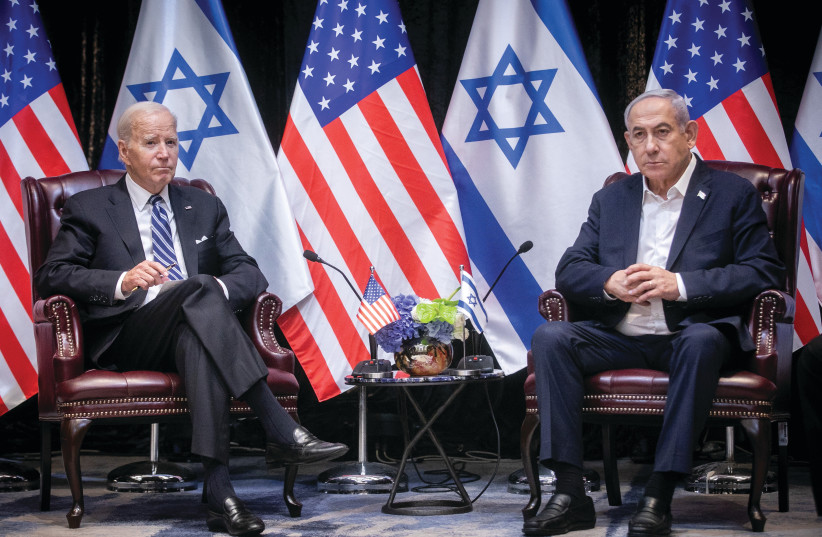  IF BIDEN asks Netanyahu for a few more days, that might see the release of all the hostages as well as the removal of Hamas from power, what will Netanyahu do? (credit: MIRIAM ALSTER/FLASH90)