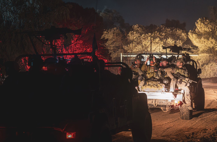  The IDF's elite Shaldag Unit operates in the Gaza Strip (credit: IDF SPOKESPERSON'S UNIT)