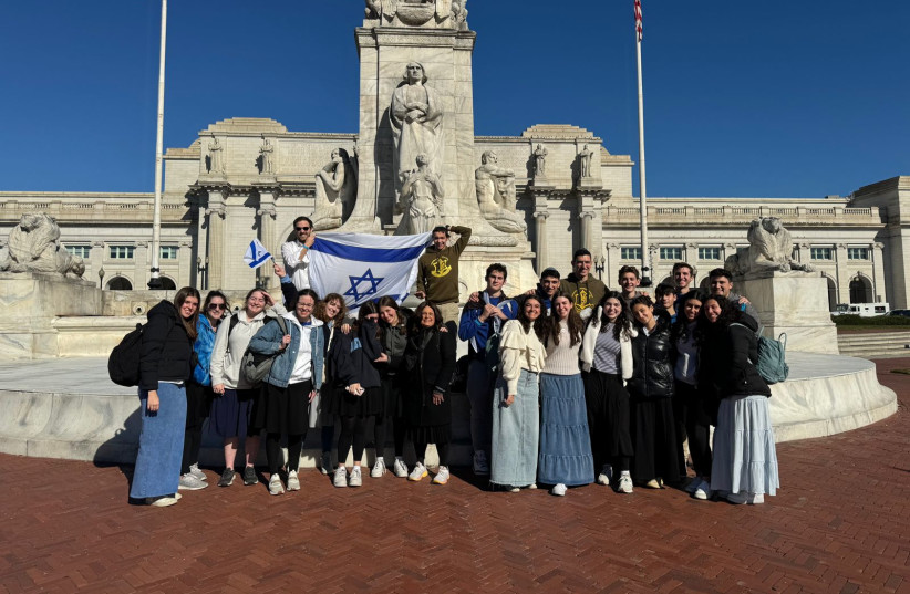  The seniors' involvement extends beyond this trip, as evidenced by their participation in the March for Israel in Washington, DC, and advocating for pro-Israel legislation in Chicago, even in the face of antisemitic opposition. (credit: ICJA)