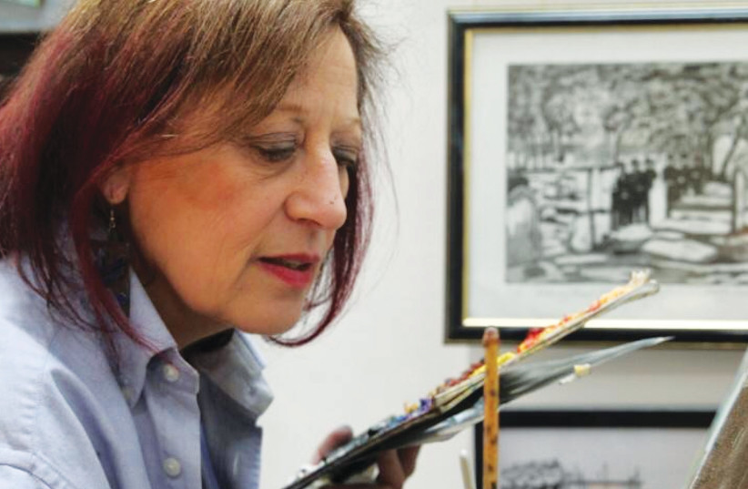 BEVERLEY JANE Stewart at work.